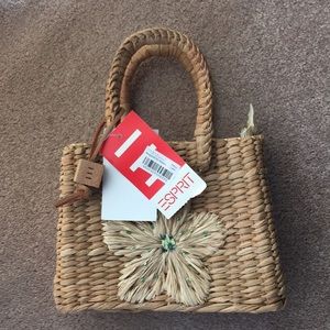 Esprit small straw bag